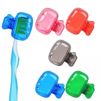 1 шт. защитный колпачок для зубной щетки, защитный чехол для зубной щетки, защитный пластиковый зажим, принадлежности для ванной комнаты для домашнего хозяйства и путешествий чистый