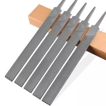 1 шт. заточка, выпрямление, шлифовка, аксессуары, 6/8 дюймов, стальные напильники со средним зубом, плоские/полукруглые/треугольные/круглые напильники для пил as the picture