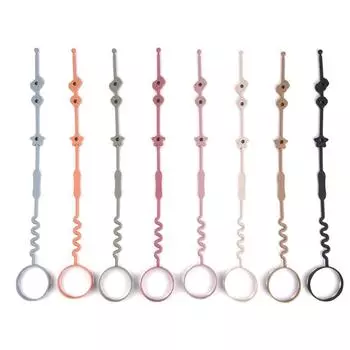 1 шт., зажим для цепочки для пустышки, детские игрушки, держатель для пустышки, зажимы, не содержит BPA, детская игрушка для прорезывания зубов, детская бутылочка, цепочка для защиты от потери, детские вещи