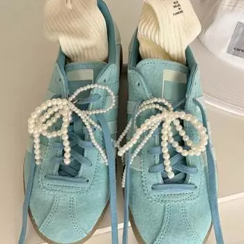 1 шт., зажим для обуви ручной работы, двухслойная жемчужная бусина, бант, подвеска, пряжка для обуви, украшение, сумка, кулон, аксессуары белый