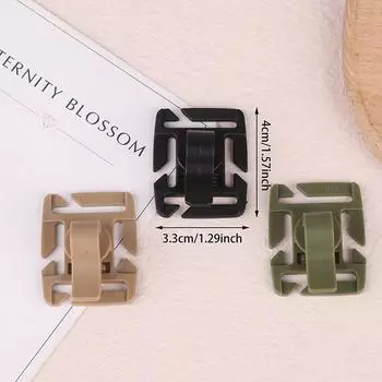 1 шт. зажим для трубки для питья, фиксированное снаряжение, зажим для шланга водопроводной трубы, тактическая пряжка для рюкзака Molle, аксессуары для походов и питьевых пузырей хаки