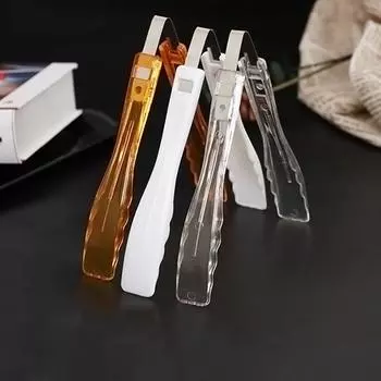 1 шт., зажим для выпечки хлеба, прозрачный зажим для еды, пластиковый зажим для барбекю, зажим для шведского стола, белый, оранжевый зажим для еды белый