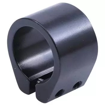 1 шт. зажим подседельного штыря черный/серебристый дизайн с двойным болтом чёрный