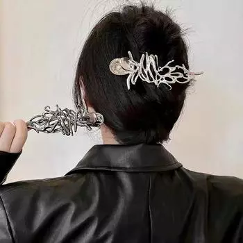 1 шт. зажим-утконос, нескользящий, крепкий, захватывающий волосы, жидкий зажим-акула, индивидуальный, металлический захват, выдолбленный