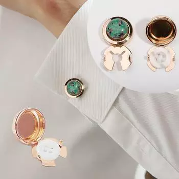 1 шт. зажимы для пуговиц, идеально подходят для официальных случаев, пуговицы, ювелирные изделия, чехлы для пуговиц на годовщину, день святого валентина, доступно несколько вариантов