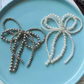 1 шт. зажимы для шнурков пряжка украшение кисточка бант жемчуг обувь подвески кулон для девочек повседневная обувь кроссовки аксессуары серебряный