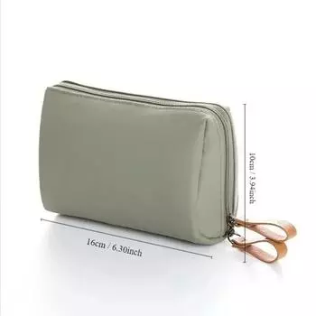 1 шт. Зеленая/розовая/синяя маленькая косметичка для кошелька, портативная водонепроницаемая косметичка для помады, дорожная косметичка для девочек и женщин