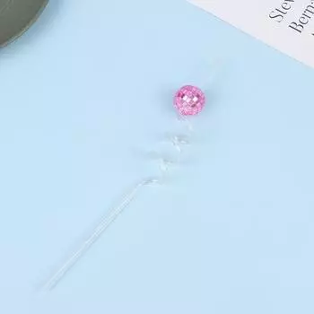 1 шт., зеркальные соломинки для диско-шара, 70 s, украшение для дискотеки, дня рождения, свадьбы, девичника, поставки, соломинка для коктейлей розового золота