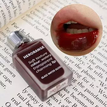 1 шт., зеркальный водный свет, блеск для губ, глазурь для губ, увлажняющая, долговечная жидкая помада, сексуальная красная косметика для макияжа губ