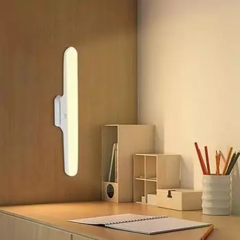 1 шт., зеркало для макияжа, передняя подсветка шкафа, затемнение, яркость, светодиодная лампа для чтения, перезаряжаемый через USB ночник