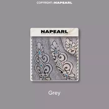 1 шт. жаккардовая прозрачная занавеска NAPEARL 20-40% затемнение кольцевой тюль для гостиной спальни балкона окна домашний декор W100cm x L130cm серый