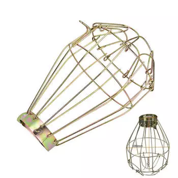 1 шт. железная проволока зажим для защиты лампочек металлическая клетка для ламп ретро детали аварийного освещения