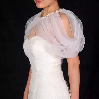 1 шт. жемчужное украшение на плечо, мягкая куртка на одно плечо, многоцелевые рукава-фонарики, модное платье, украшение, свадебная шаль