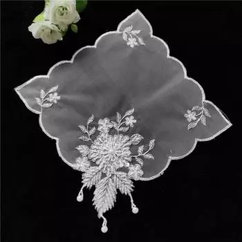 1 шт. жемчужный свежий сладкий чайный столик коврик ретро французский чехол для пыли ткань искусство и ремесла реквизит для фотосъемки вышитые цветы белый