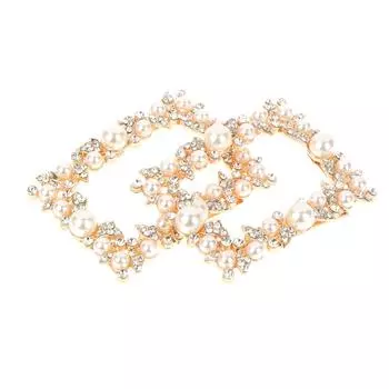 1 шт. жемчужный зажим для обуви металлическая пряжка для обуви вечеринка свадьба высокий каблук декор one size