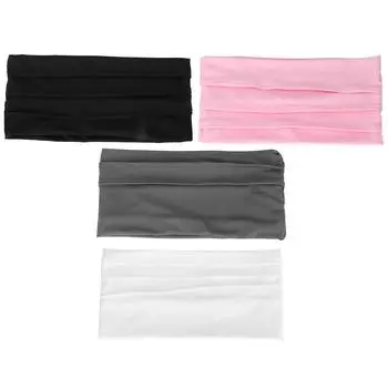 1 шт. Женская эластичная повязка для волос для йоги, повязка на голову для бега Black