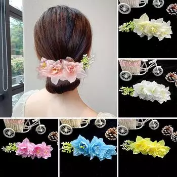 1 шт., женская элегантная свадебная имитация цветка, расческа для волос, милые аксессуары для волос, головной убор