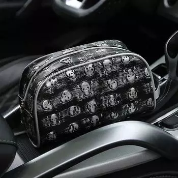 1 шт., женская и мужская косметичка, модная, маленькая и большая, черная, косметичка, сумка для макияжа, простой дорожный органайзер