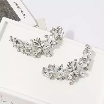 1 шт. Женская обувь Цветочная пряжка DIY клипса для обуви Съемная свадебная обувь Аксессуары для обуви на высоком каблуке Блестящие украшения для обуви