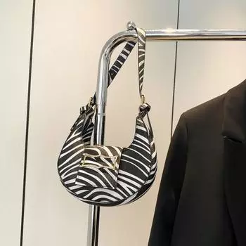 1 шт. женская сумка на одно плечо, модная сумка-полумесяц, универсальная ручная сумка (20cm<Max Length<30cm)