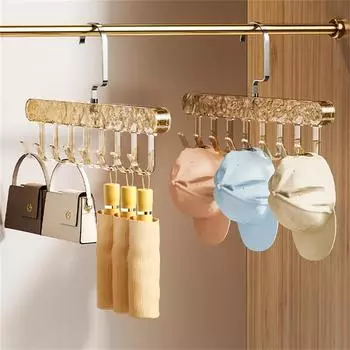1 шт. Женская вешалка для бюстгальтера, многофункциональная вешалка для ремня, прочный и долговечный чехол для ремня, шапочки, шарфов, бюстгальтера, шкафа для одежды золотой