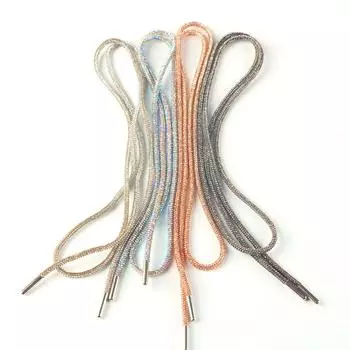 1 шт. женские круглые шнурки 100 см роскошные шнурки со стразами алмазные шнурки для обуви кроссовки шнурки для обуви DIY шнурки