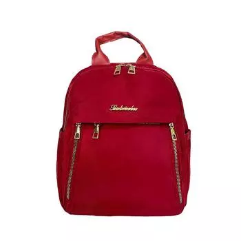 1 шт. женские модные повседневные рюкзаки большой емкости однотонные рюкзаки дорожные двойные сумки через плечо One Size красный