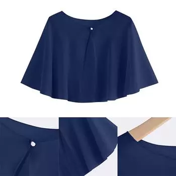 1 шт. женские платья, защита от солнца, шифоновое платье с шалью, аксессуары, дышащие, крутые, трансграничные абрикосовый