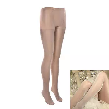 1 шт., женские сексуальные масляные блестящие пряжи, удобные шелковые чулки, леггинсы, сексуальные нейлоновые однотонные ультратонкие чулки