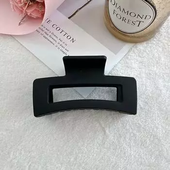 1 шт. Женские заколки-крабы для волос кофейного и черного цвета, нескользящие, однотонные, модные аксессуары для волос, подарки