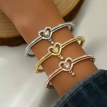 1 шт., женский модный тренд, простая любовь, маленький кулон, браслет, дата, путешествие, банкет, вечеринка, праздничный наряд, подарок