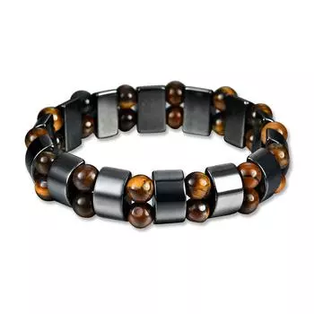 1 шт. Женский Мужской Здравоохранение Магнитная Терапия Гематитовый Браслет Потеря Веса Браслет Ювелирные Изделия