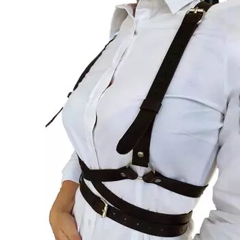 1 шт. женский поясной ремень модный повседневный поясной ремень из искусственной кожи готический ремень регулируемый панк поясной ремень модные аксессуары для одежды One size чёрный