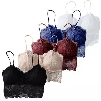 1 шт. женский сексуальный жилет с накладкой на грудь в спортивном нижнем белье F чёрный