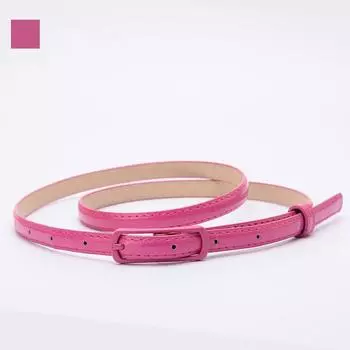 1 шт. женский тонкий пояс с японской пряжкой из искусственной кожи, женский модный ремень, тонкая талия, юбка розы красного