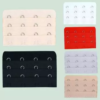 1 шт. женский удлинитель бюстгальтера 3 ряда 4 крючка бюстгальтер спинка удлиняет бретели нижнее белье аксессуар белый