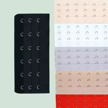 1 шт. женский удлинитель бюстгальтера 3 ряда 6 крючков бюстгальтер спинка удлиняет бретели нижнее белье аксессуар белый