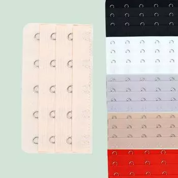 1 шт. женский удлинитель бюстгальтера 3 ряда 5 крючков бюстгальтер спинка удлиняет бретели нижнее белье аксессуар белый