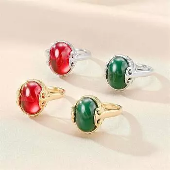 1 шт. Женское кольцо в винтажном стиле из титана и стали, парное кольцо 6