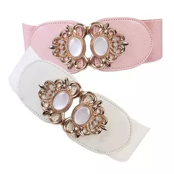 1 шт. Женское ретро эластичное платье с узкими поясами на талии, аксессуары для платья, женская юбка, украшение бежевый