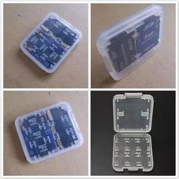 1 шт. жесткий Micro SD SDHC TF MS коробка для хранения карт памяти защитный держатель жесткий чехол коробка для хранения карт памяти