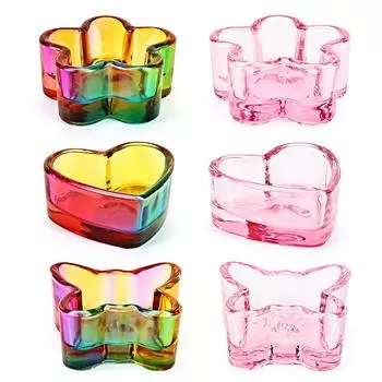 1 шт. Жидкие инструменты блюдо смешивание цветов хрустальная стеклянная чашка мытье ногтей изысканный без крышки