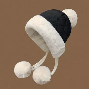 1 шт. Зимняя толстая теплая шапка Lei Feng, защитная шапка для ушей, симпатичная северная холодостойкая лыжная шапка, аксессуары для отдыха на природе One Size