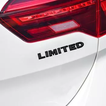 1 шт., значок на задний багажник автомобиля, стильная декоративная наклейка, кузов автомобиля, универсальная 3D-эмблема из металла, ограниченная серия, наклейки, автомобильные внешние аксессуары чёрный