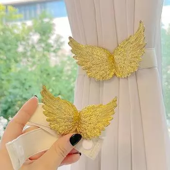 1 шт., золотое украшение для комнаты, смола, гостиная, 3D, ласточка, форма, занавеска, украшение для дома, подвесная пряжка для штор, офис, 3 стиля