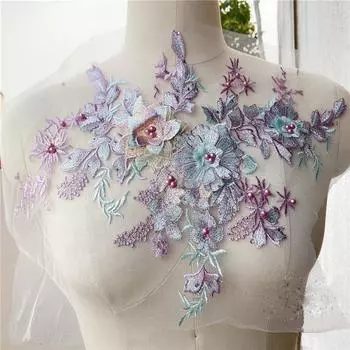 1 шт., золотые бусины, красивые, большие, ручной работы, жемчуг, кристаллы, стразы, нашивка, свадебное платье, аппликация, аксессуары красный