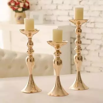 1 шт., Золотые вазы для свадебных центральных украшений, Металлические центральные украшения для столовых приборов, Декор для вечеринок, Праздничный декор