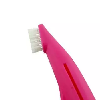 1 шт. зубная щетка для домашних животных, плюшевая собачья щетка, инструмент для удаления неприятного запаха изо рта, зубной камень, чистящие средства для собак и кошек, 2 цвета, зубные щетки для собак белый