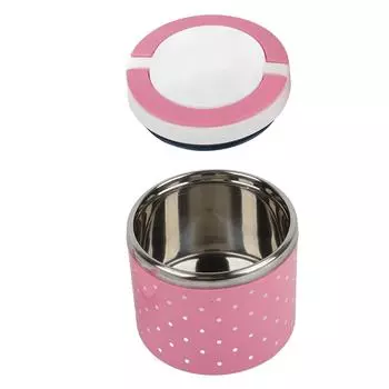 1-слойная изоляция из нержавеющей стали, термотермический ланч-бокс, контейнер для еды, горячий