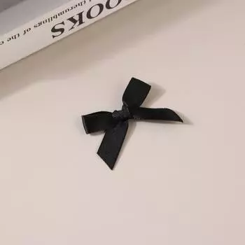 1 см полиэстеровый ремешок DIY обувь и шляпы одежда аксессуары лента бант аксессуары #1 Black - 3 points Polyester Hand Knot